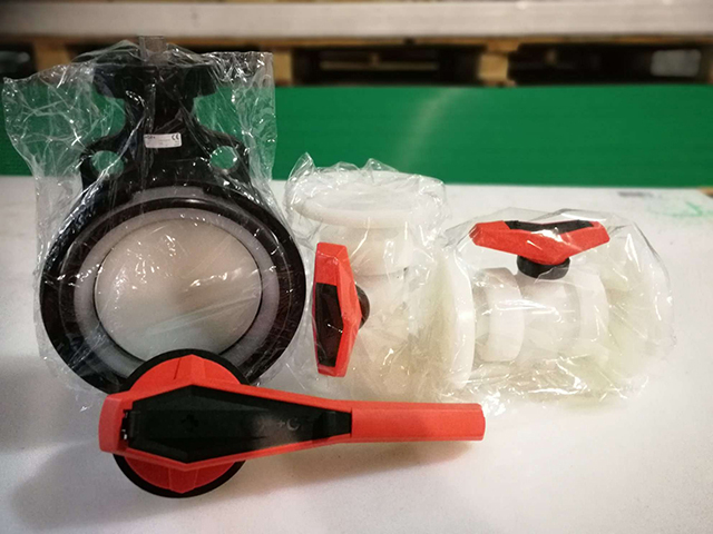 Запорная арматура из фторопласта