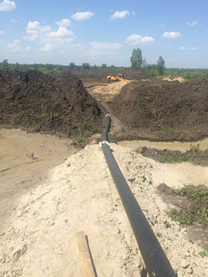 Полиэтиленовый пульпопровод