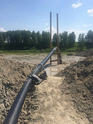 Полиэтиленовый пульпопровод