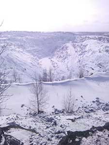 Угольный карьер в НСО