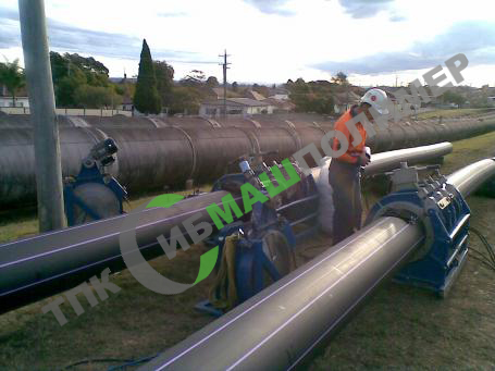 Стыковая сварка полиэтиленовых труб