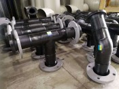 Трубы с фланцевым соединением. Офланцованные трубы ПНД ПЭ100 D90 PN10