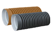 Двухслойные гофрированные трубы ПНД / ПП